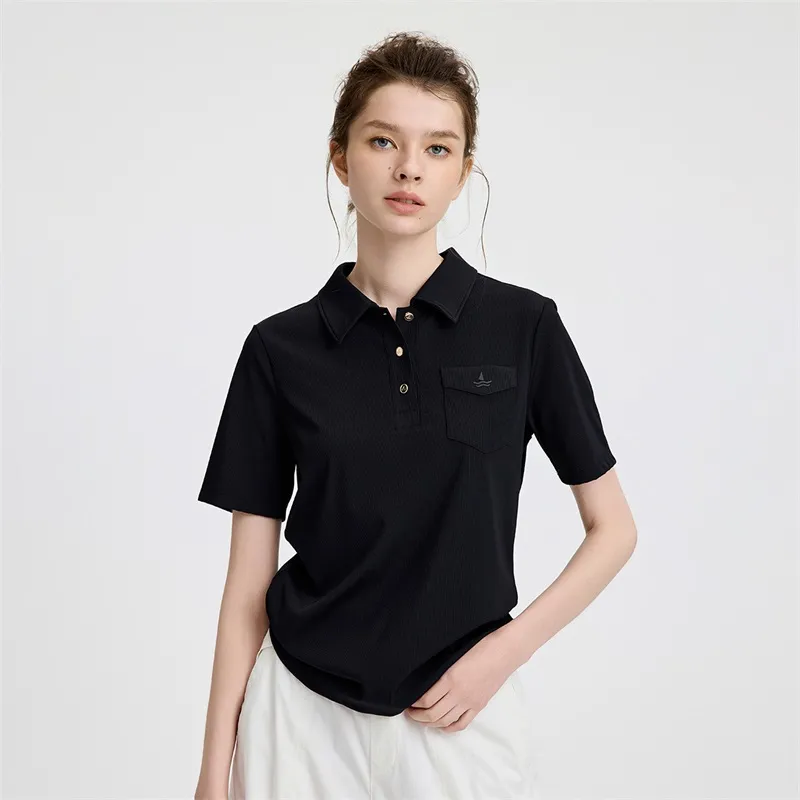 NAVIGARE Polo Shirts Women's Night Black-4