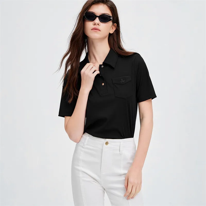 NAVIGARE Polo Shirts Women's Night Black-3
