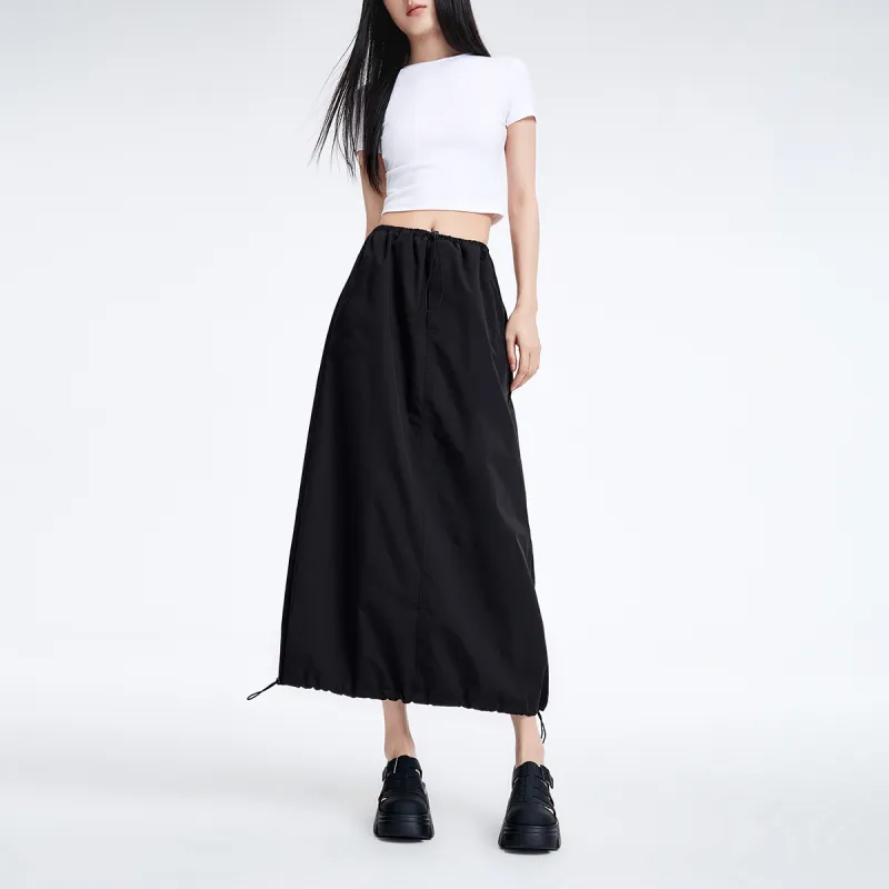 NAVIGARE Casual Long Skirt Women's Night Black-2