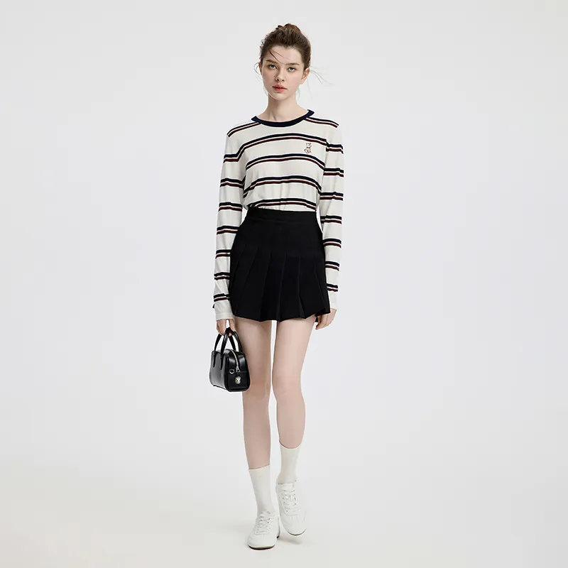 NAVIGARE Sweater Women's Coconut Milk White/Blue-6