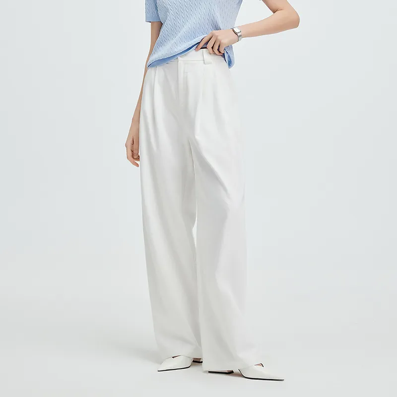 NAVIGARE Casual Pants Women's Tech White-4