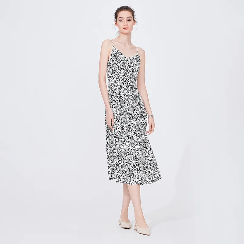 NAVIGARE Slip Dress Women's Tech White/Black-3