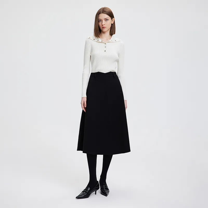 NAVIGARE Casual Long Skirt Women's-3