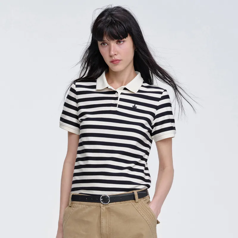 NAVIGARE Polo Shirts Women's Tech White/Blue-6