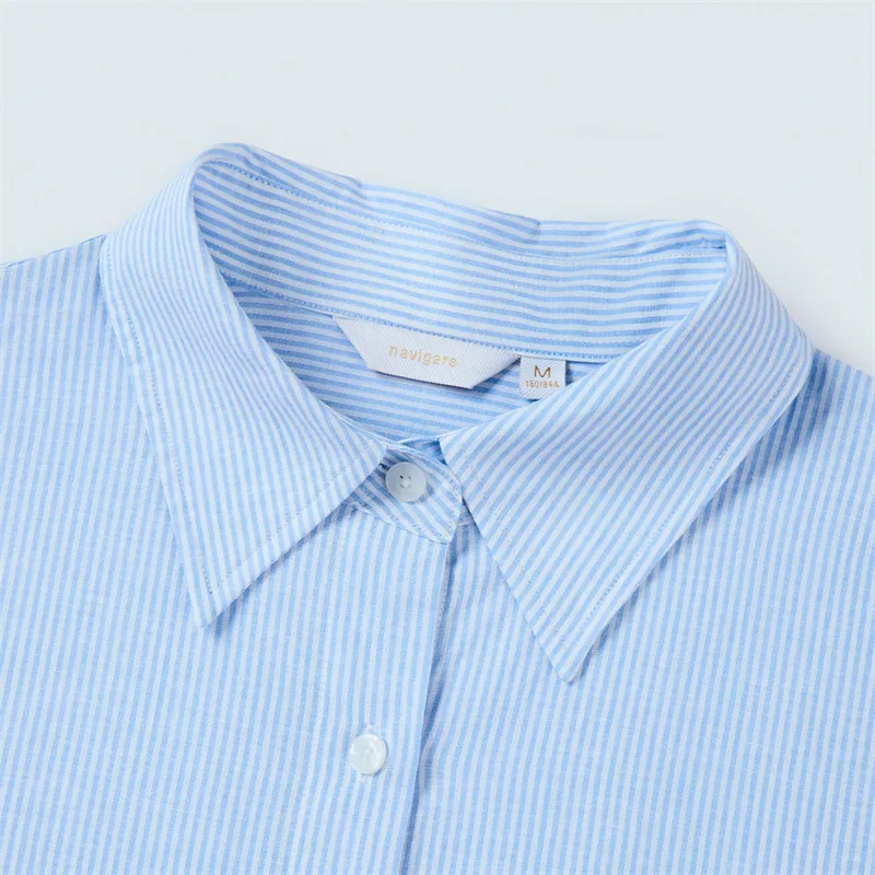 NAVIGARE Shirt Women's Dark Sapphire Blue/White-3