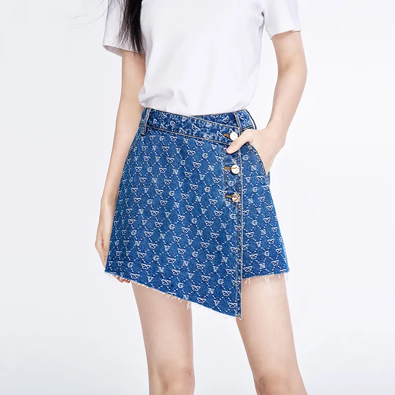 NAVIGARE Denim Shorts Women's Dark Pearl Royal Blue-4