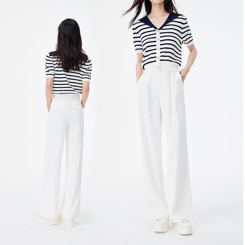 NAVIGARE Casual Pants Women's Tech White-2