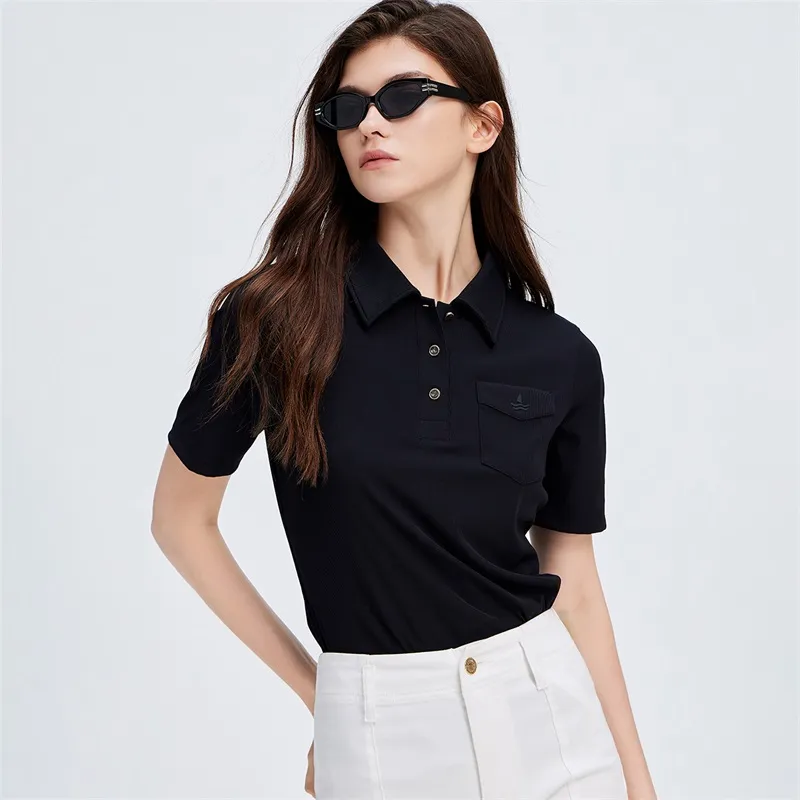 NAVIGARE Polo Shirts Women's Night Black-2