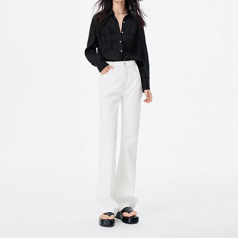 NAVIGARE Jeans Women's Tech White-3