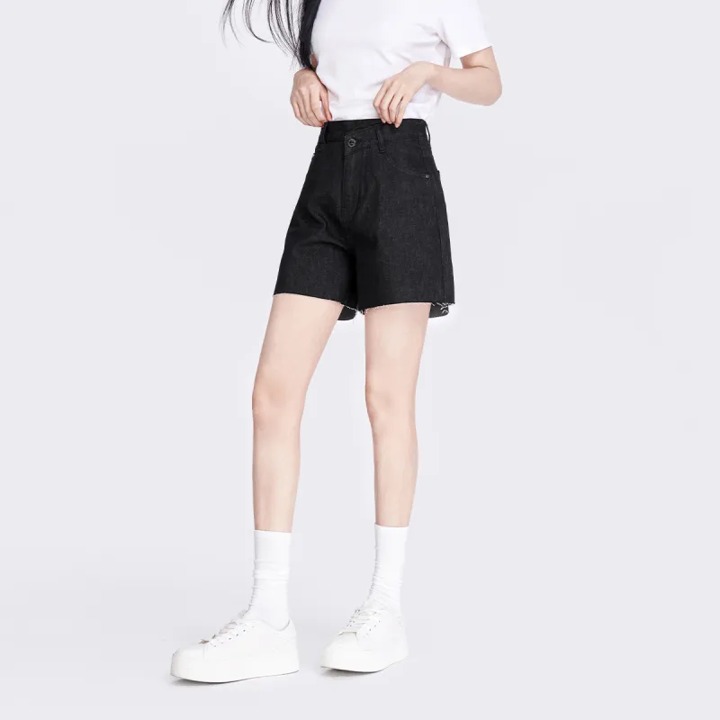 NAVIGARE Denim Shorts Women's Night Black-2