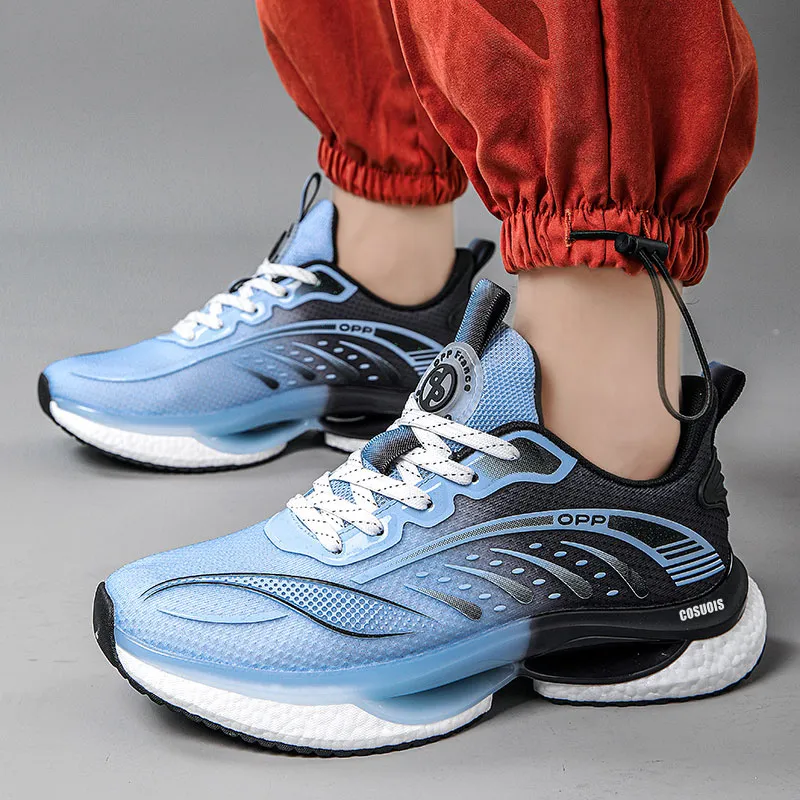 COSUOIS Cushioning Anti-Slip Wear-Resistant Breathability Low-Top Running Shoes Unisex-3