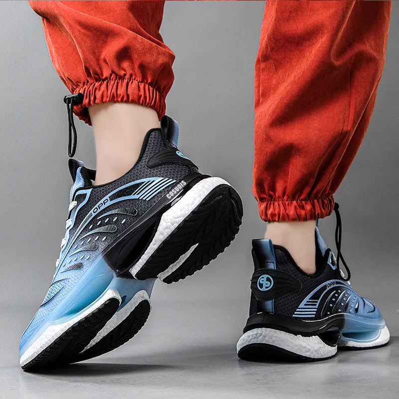 COSUOIS Cushioning Anti-Slip Wear-Resistant Breathability Low-Top Running Shoes Unisex-5