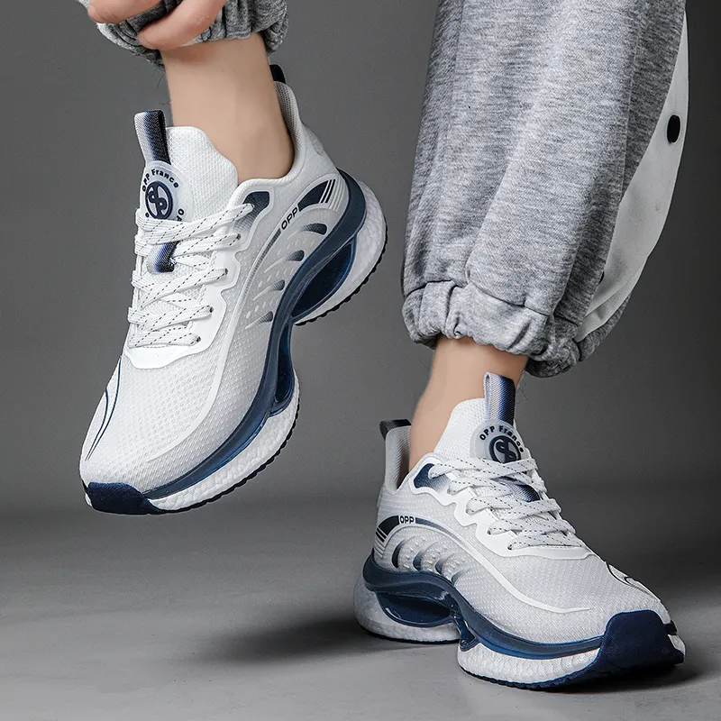 COSUOIS Cushioning Anti-Slip Wear-Resistant Breathability Low-Top Running Shoes Unisex-11