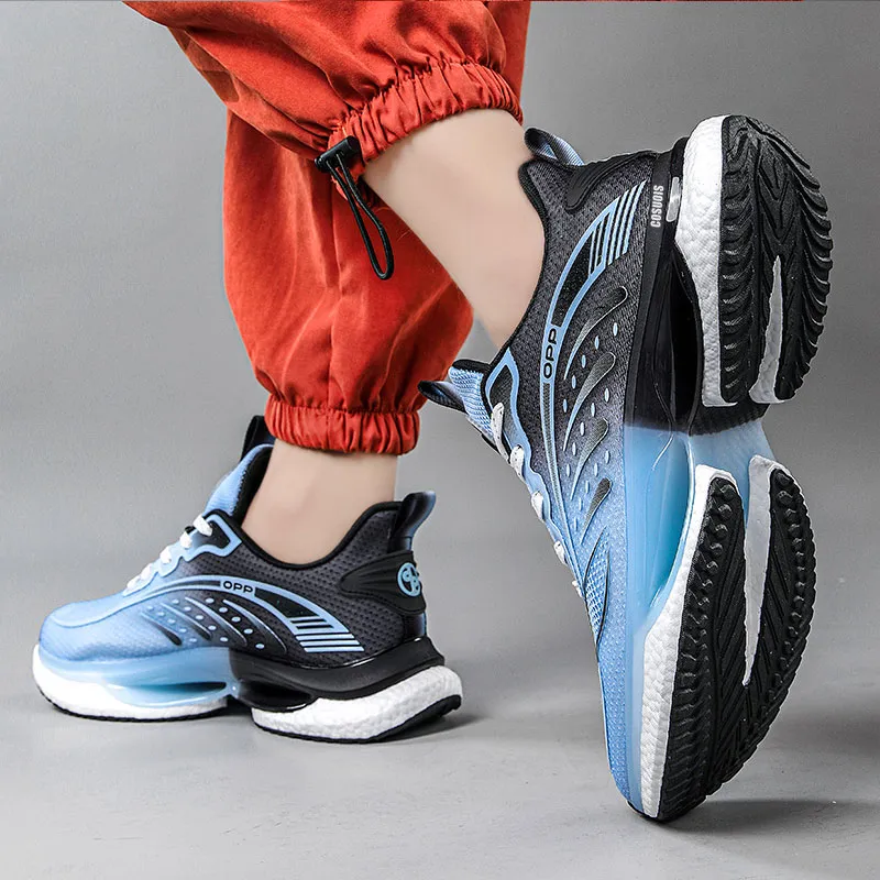 COSUOIS Cushioning Anti-Slip Wear-Resistant Breathability Low-Top Running Shoes Unisex-4
