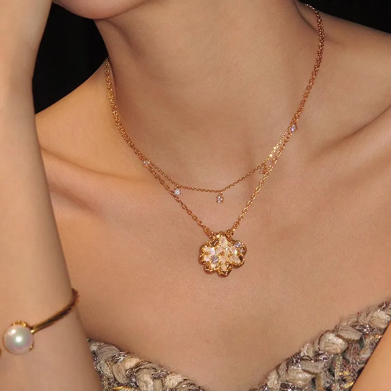 BOONEE ALUS Copper Is Karat Gold plated Necklaces Women's-1