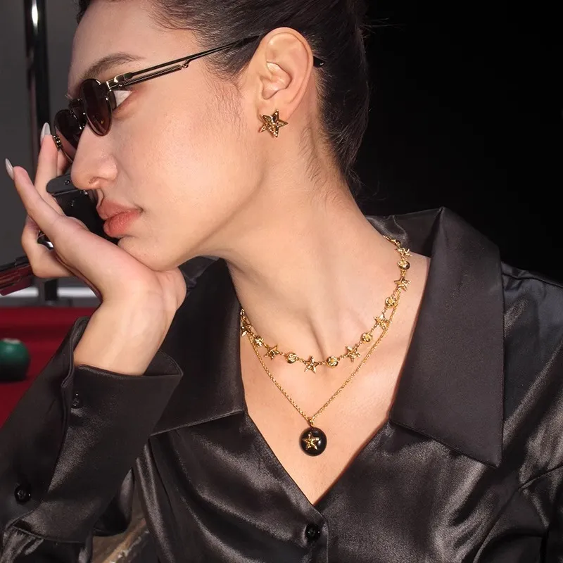 BOONEE ALUS Copper Is Karat Gold plated Necklaces Women's-2