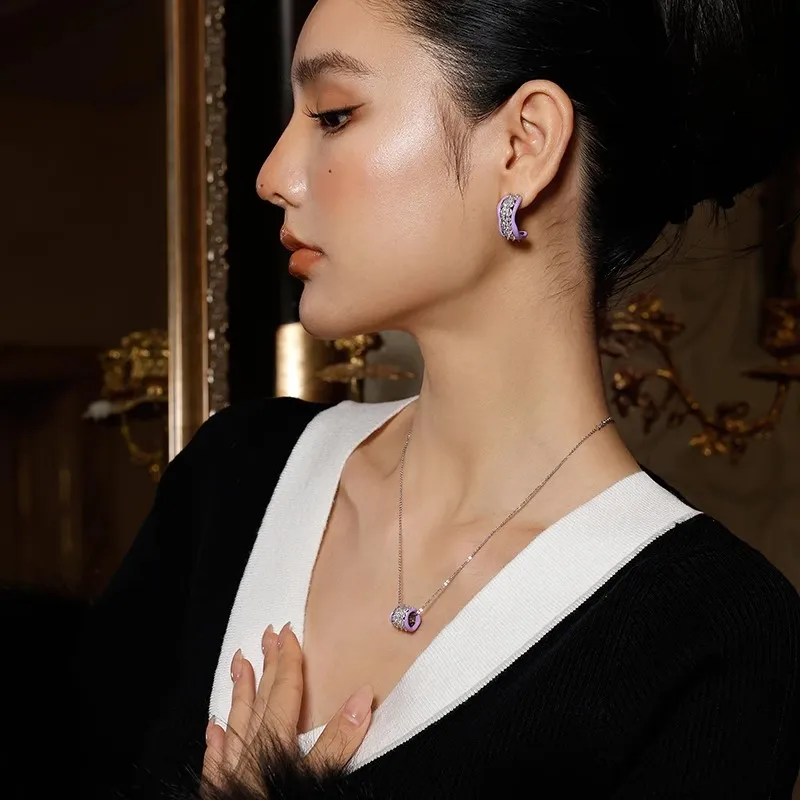BOONEE ALUS White Gold Plated Copper Necklaces Women's-2