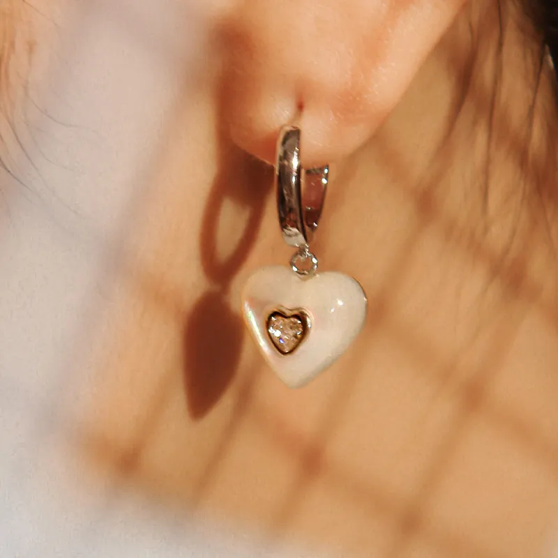 BOONEE ALUS Karat Gold/White Gold Plated Copper Earrings Women's-2