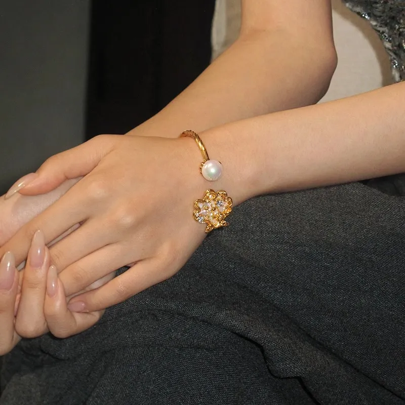 BOONEE ALUS Synthetic Cubic Zirconia Bangles Women's-2