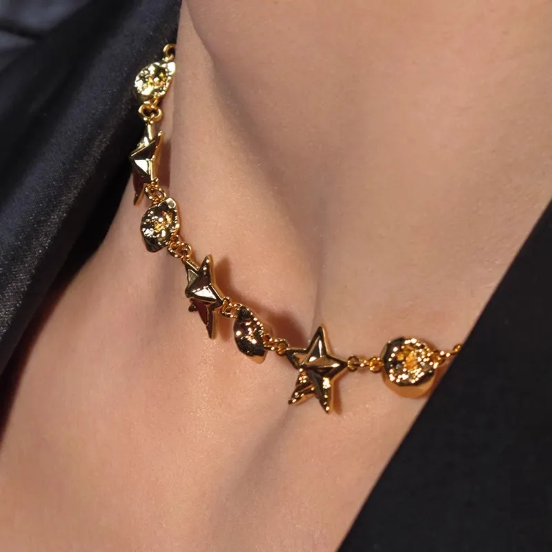 BOONEE ALUS Copper Is Karat Gold plated Necklaces Women's-3