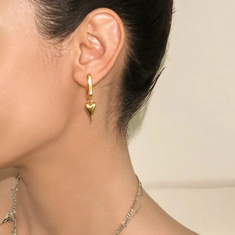 BOONEE ALUS Copper Is Karat Gold plated Earrings Women's-1