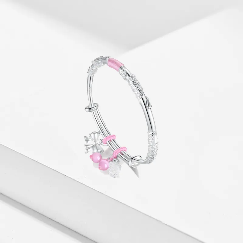 Bailijin S999 Fine Silver Sterling Silver Bracelets Unisex-4