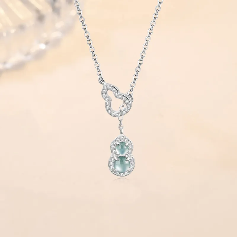 Bailijin Glutinous Jade Jadeite Necklaces Unisex-4