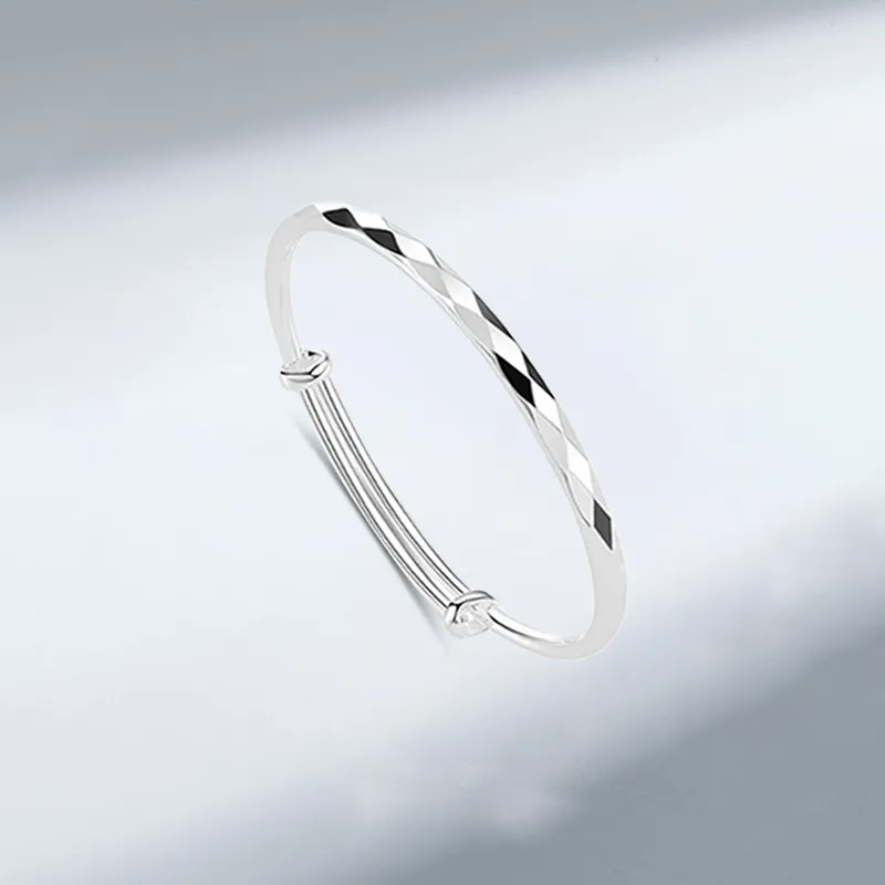 Bailijin S999 Fine Silver Sterling Silver Bracelets Unisex-4