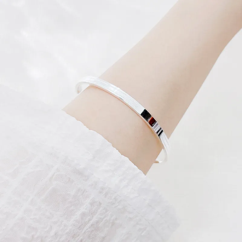 Bailijin S999 Fine Silver Sterling Silver Bracelets Unisex-3