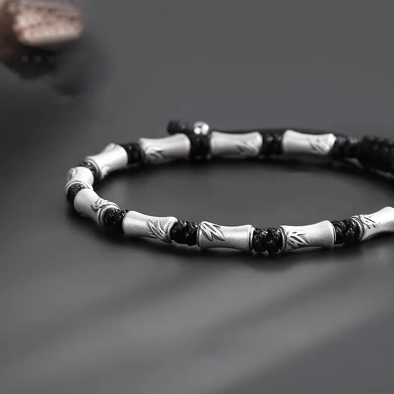 Bailijin S999 Fine Silver Pure Silver Bracelets Unisex-2