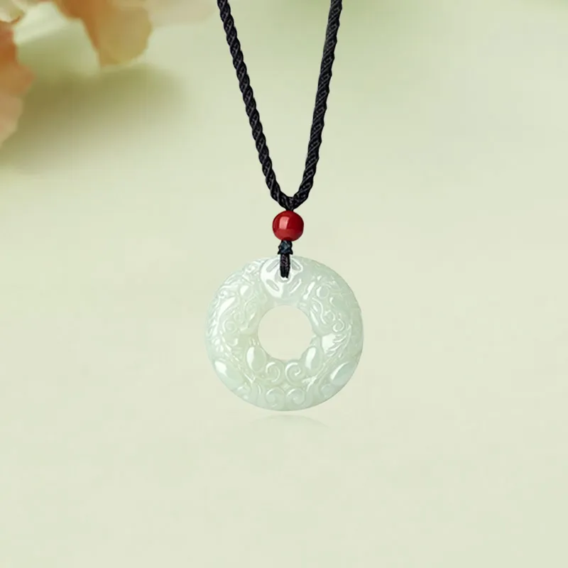 Bailijin Hetian Jade Necklaces Green Jade Unisex-2