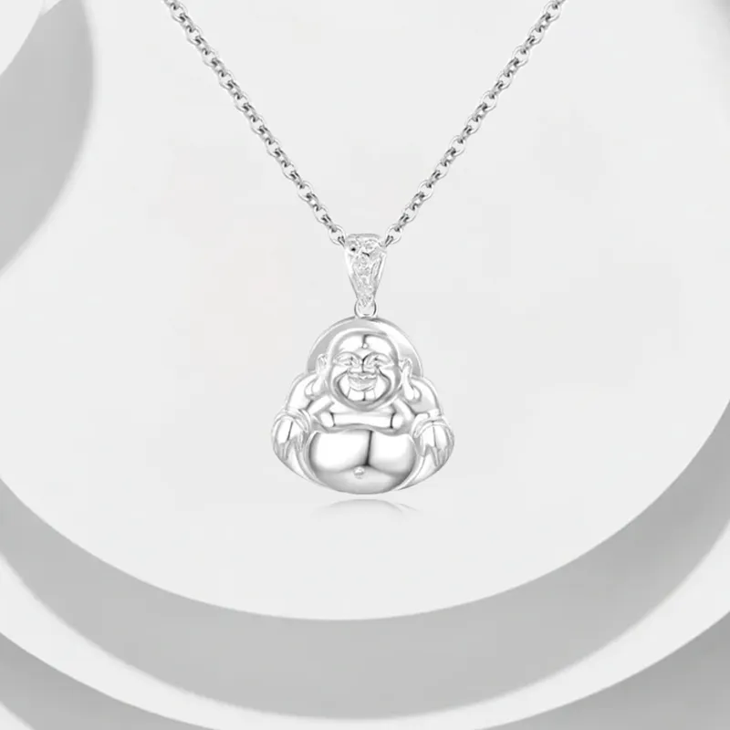 Bailijin S999 Fine Silver Sterling Silver Necklaces Unisex-3