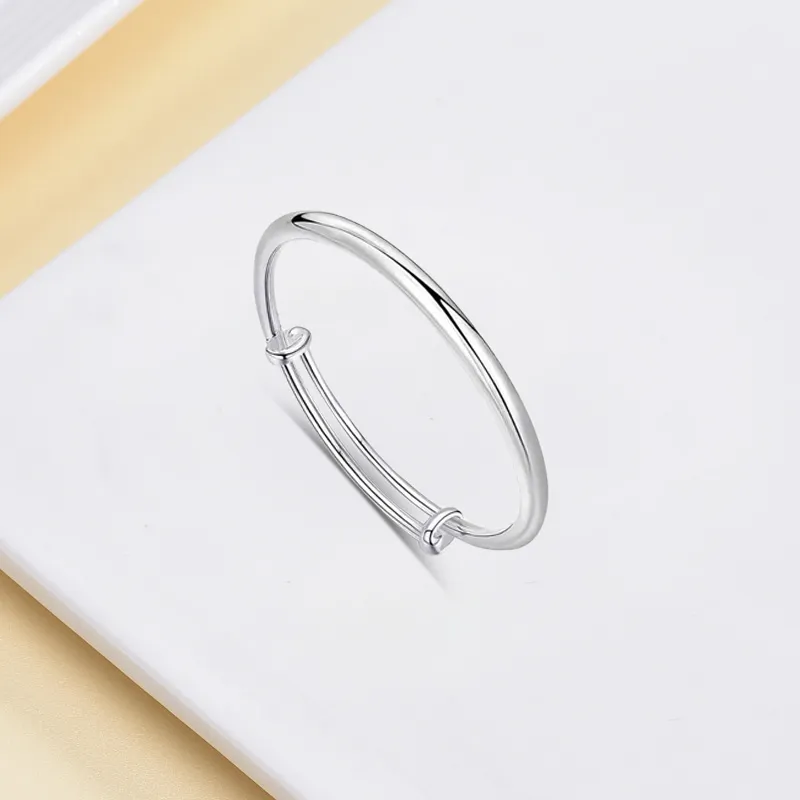 Bailijin 999 Fine Silver Sterling Silver Bracelets Unisex-3