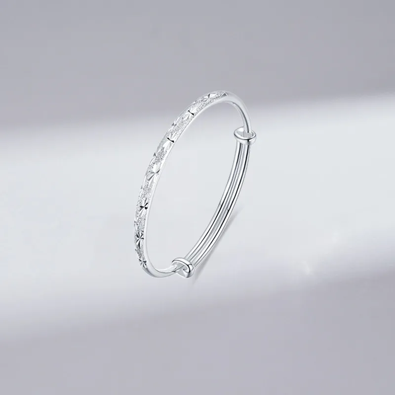 Bailijin S999 Fine Silver Sterling Silver Bracelets Unisex-2