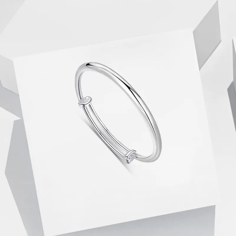 Bailijin 999 Fine Silver Sterling Silver Bracelets Unisex-4