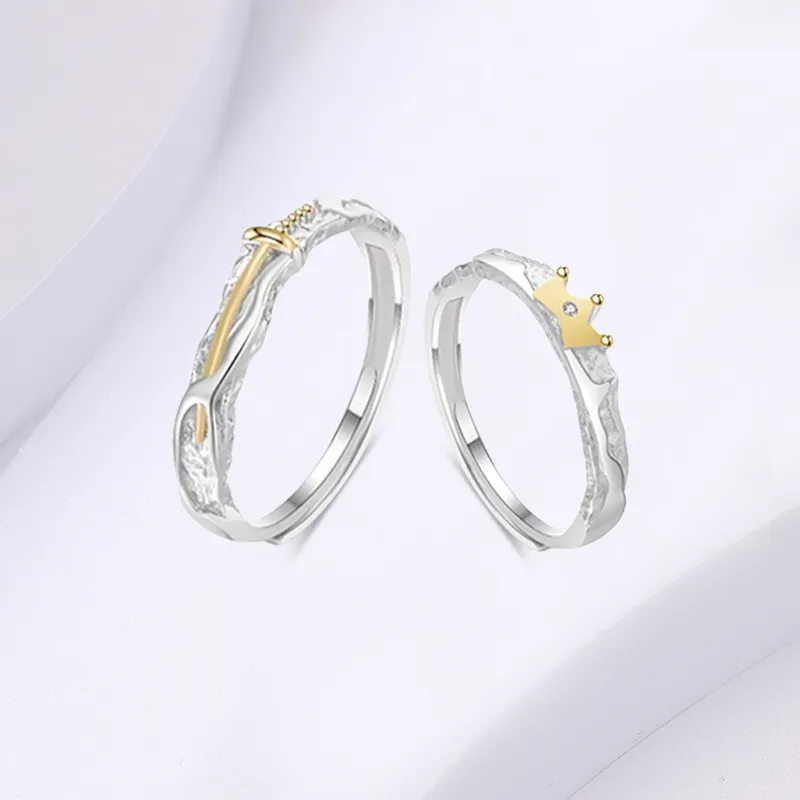 Bailijin S999 Fine Silver Rings Unisex-1