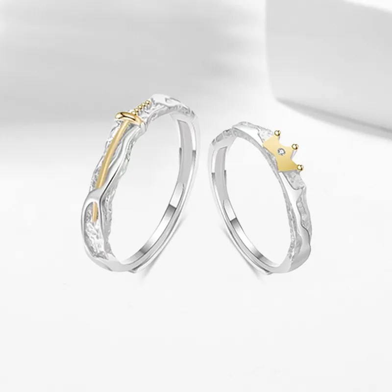 Bailijin S999 Fine Silver Rings Unisex-2