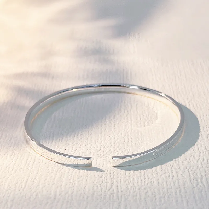 Bailijin S999 Fine Silver Sterling Silver Bracelets Unisex-1