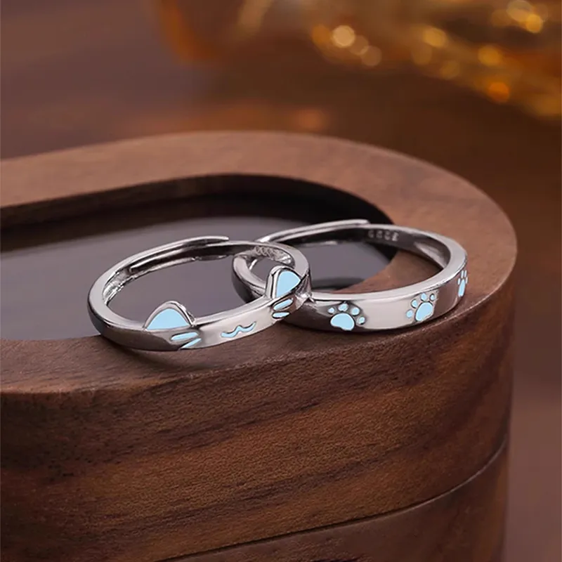 Bailijin 999 Fine Silver Rings Unisex-3