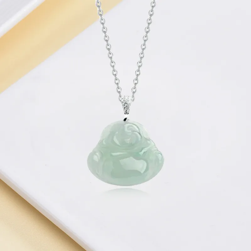 Bailijin Bean Type Jadeite Necklaces Unisex-4