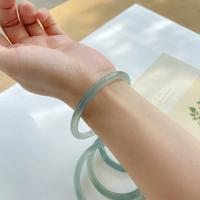 Bailijin Chalcedony Jade Bangles Women's-1