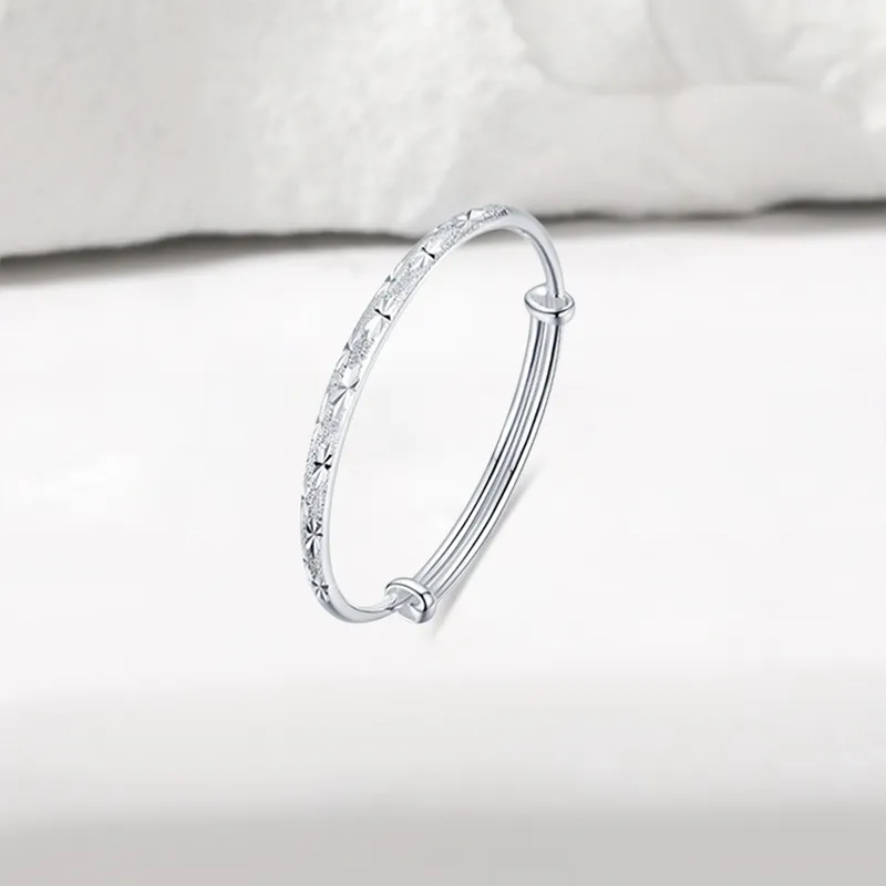 Bailijin S999 Fine Silver Sterling Silver Bracelets Unisex-1