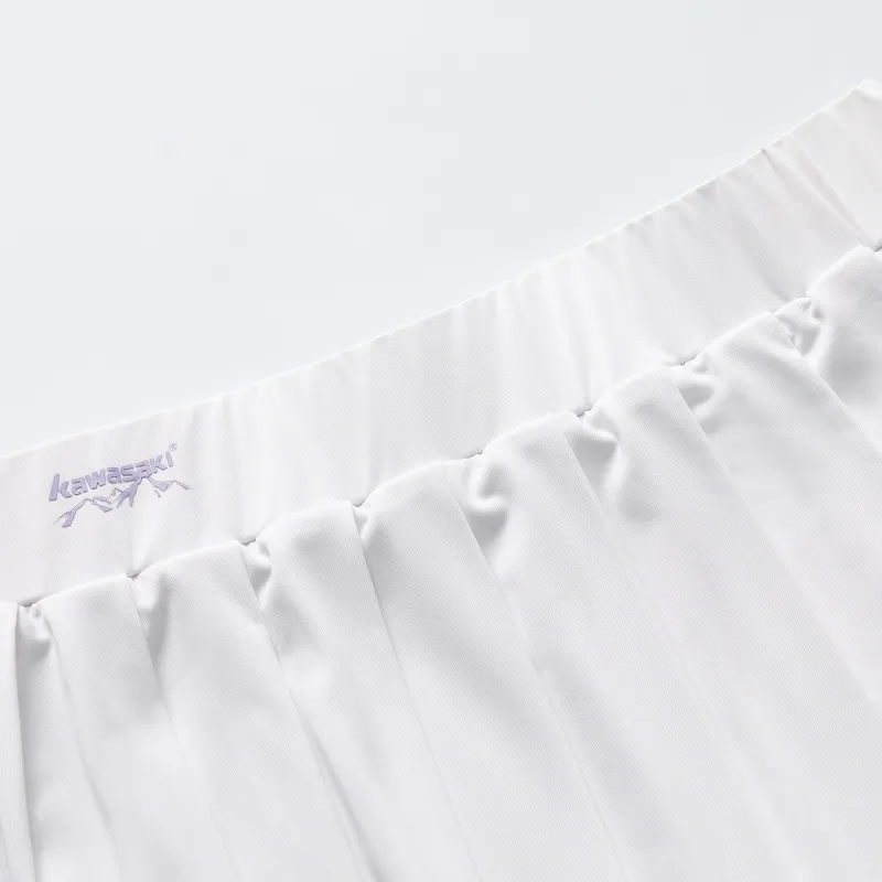 Kawasaki Glacier Collection Summer GLACIER Skirt Women's White-3