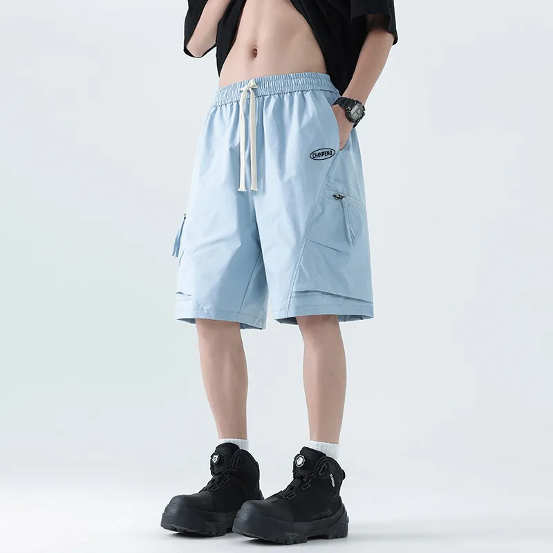 Chinpeno Cargo Shorts Unisex-20
