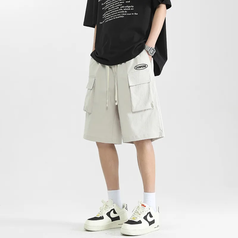Chinpeno Cargo Shorts Unisex-11