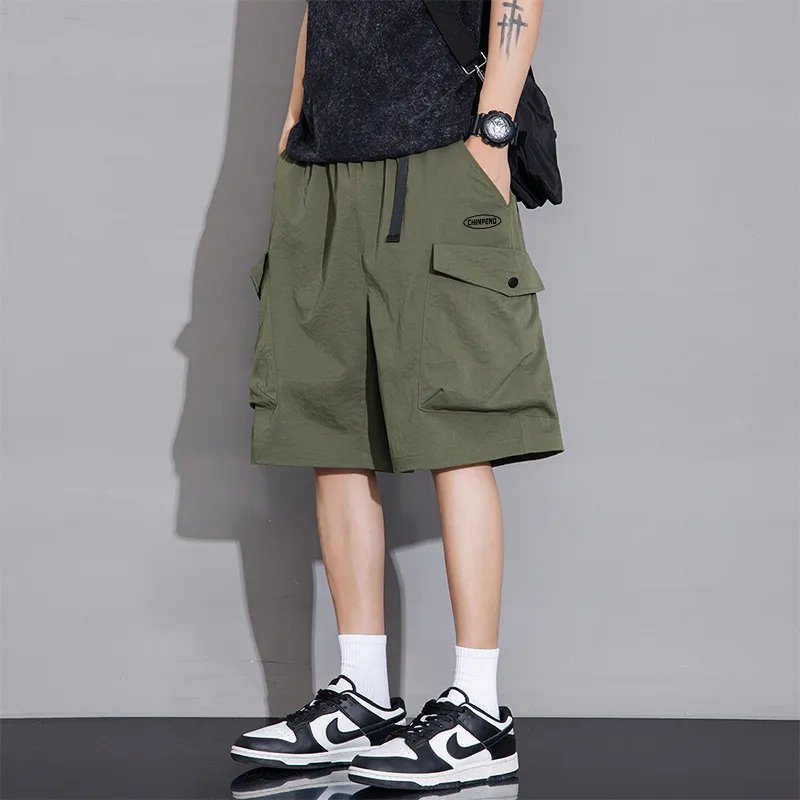 Chinpeno Cargo Shorts Unisex-7