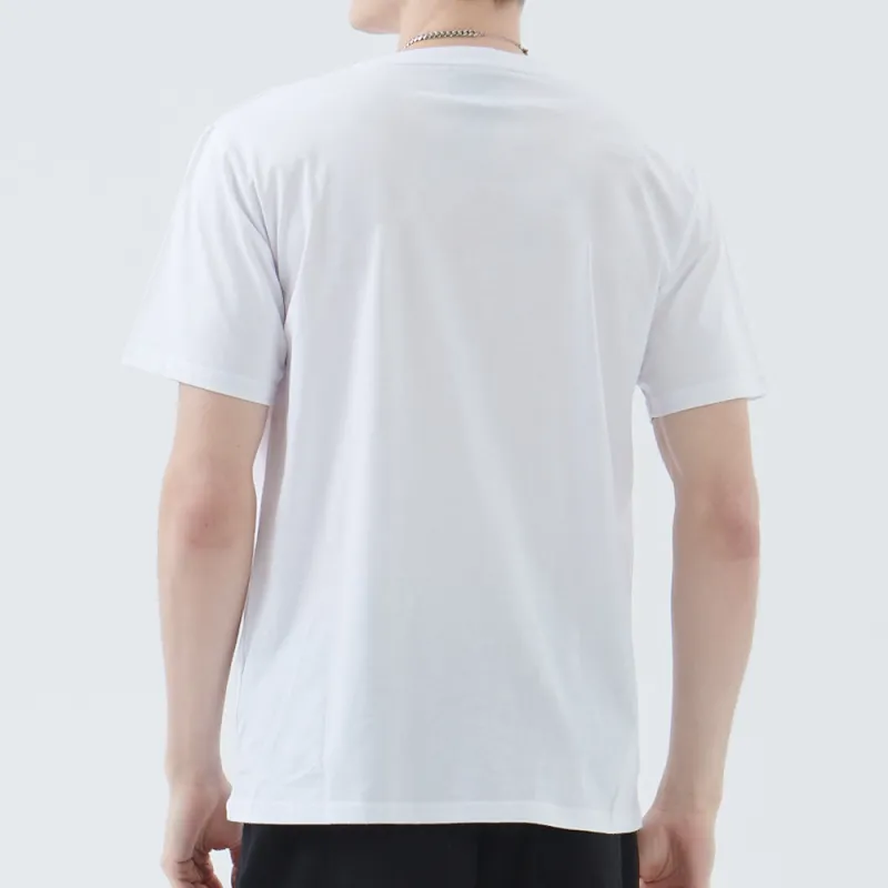 Chinpeno American Casual Loose Fit Drop Shoulder Crew Neck Breathable Short Sleeved T Shirt Unisex-3