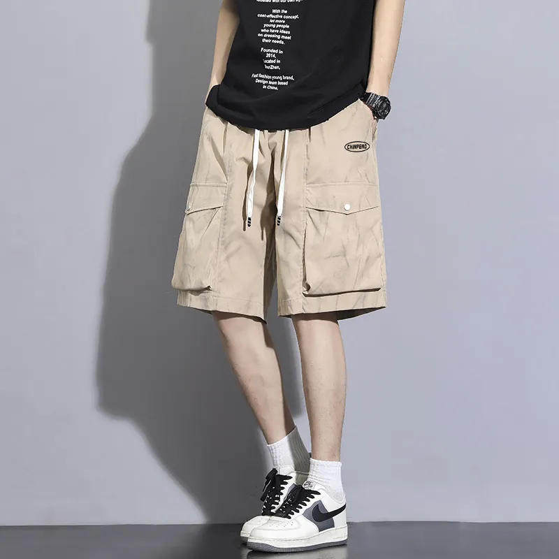 Chinpeno Cargo Shorts Unisex-11