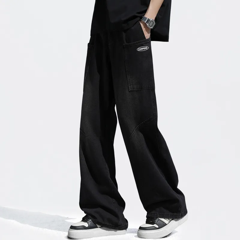 Chinpeno Jeans Unisex Black Gray Color-1