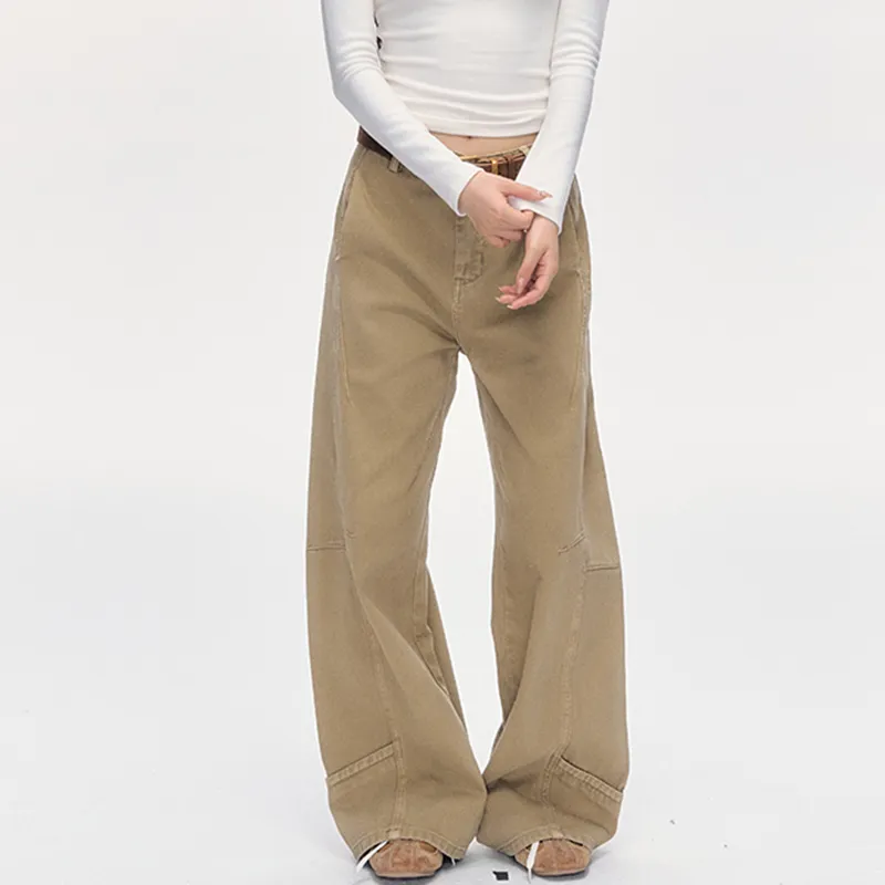 UTHA Jeans Unisex Khaki Pants-3